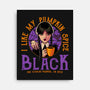 Pumpkin Spice Black-None-Stretched-Canvas-teesgeex