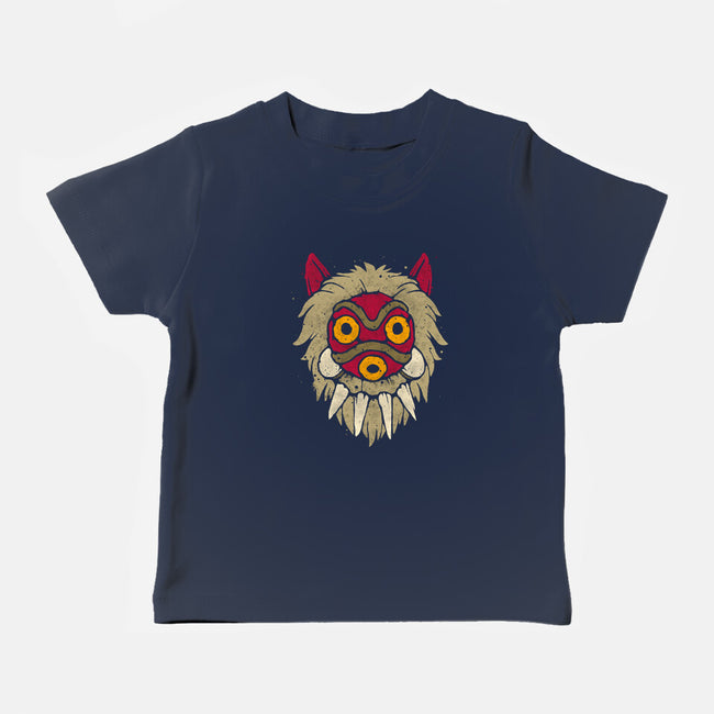 Wolf Mask-Baby-Basic-Tee-teesgeex