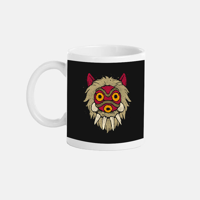 Wolf Mask-None-Mug-Drinkware-teesgeex