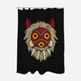 Wolf Mask-None-Polyester-Shower Curtain-teesgeex