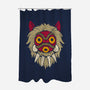 Wolf Mask-None-Polyester-Shower Curtain-teesgeex