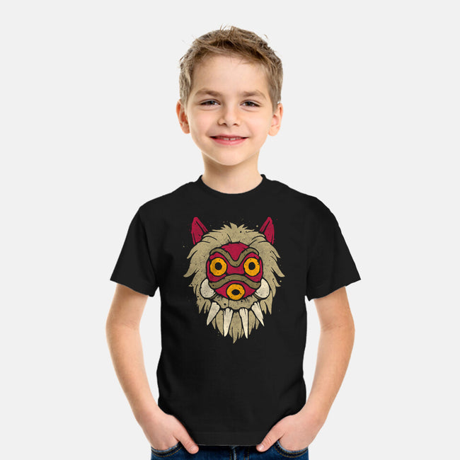 Wolf Mask-Youth-Basic-Tee-teesgeex