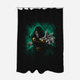 Absolute Power-None-Polyester-Shower Curtain-teesgeex
