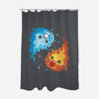 Live Death Fire-None-Polyester-Shower Curtain-Vallina84