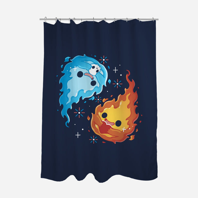 Live Death Fire-None-Polyester-Shower Curtain-Vallina84