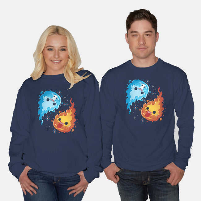 Live Death Fire-Unisex-Crew Neck-Sweatshirt-Vallina84