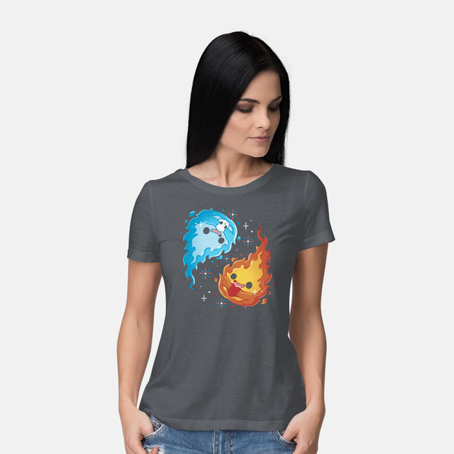 Live Death Fire-Womens-Basic-Tee-Vallina84