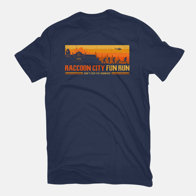 Raccoon City Fun Run-Womens-Basic-Tee-retrodivision