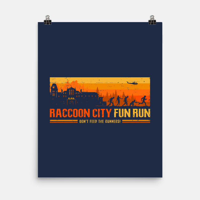 Raccoon City Fun Run-None-Matte-Poster-retrodivision
