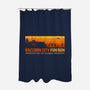 Raccoon City Fun Run-None-Polyester-Shower Curtain-retrodivision