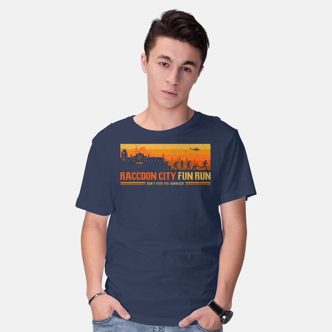 Raccoon City Fun Run-Mens-Basic-Tee-retrodivision