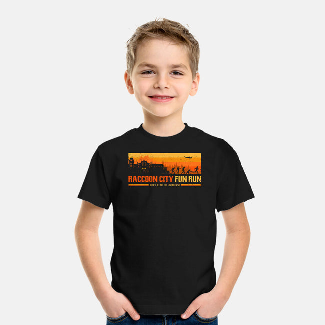 Raccoon City Fun Run-Youth-Basic-Tee-retrodivision