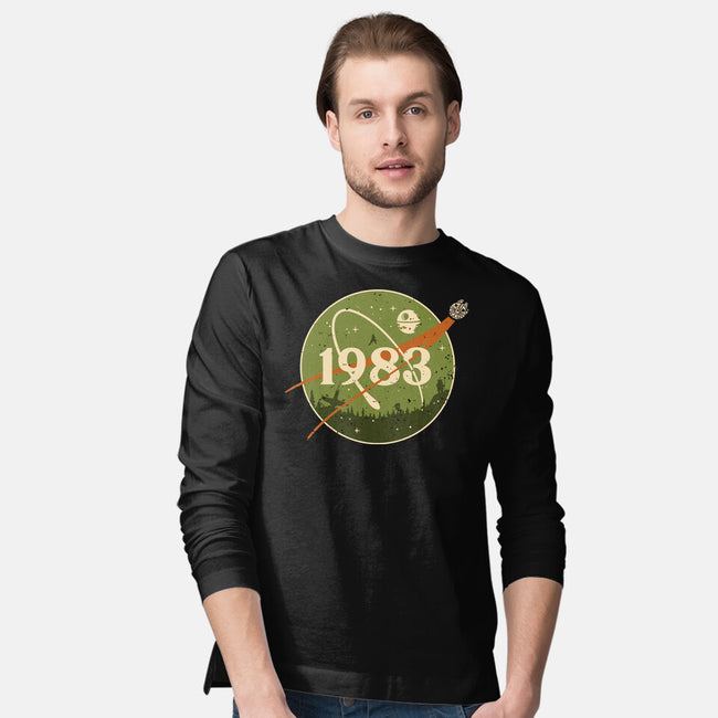 Retro Sanctuary Moon-Mens-Long Sleeved-Tee-retrodivision