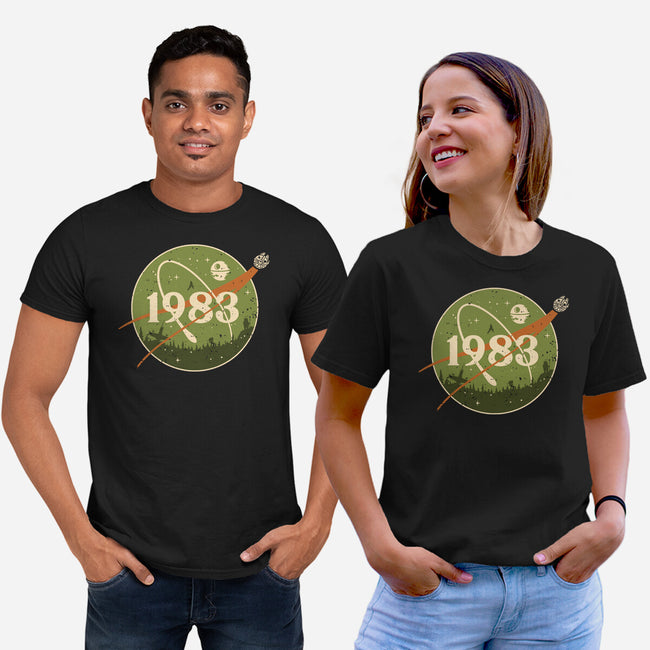Retro Sanctuary Moon-Unisex-Basic-Tee-retrodivision