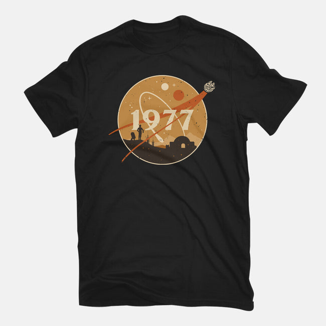 Retro Twin Suns-Unisex-Basic-Tee-retrodivision