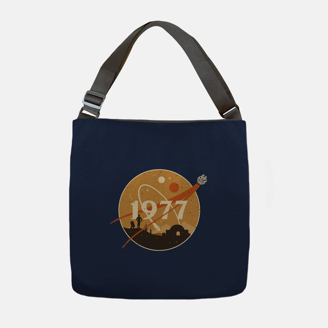 Retro Twin Suns-None-Adjustable Tote-Bag-retrodivision