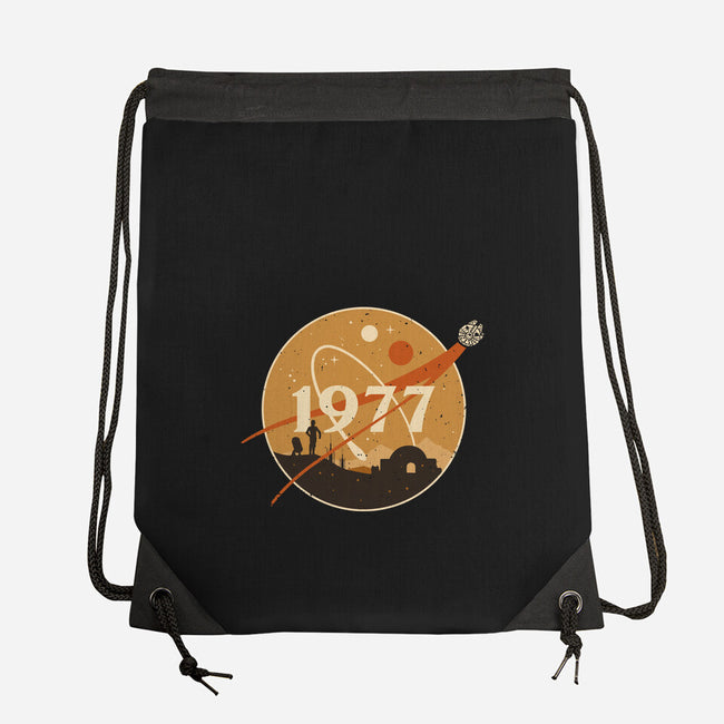Retro Twin Suns-None-Drawstring-Bag-retrodivision