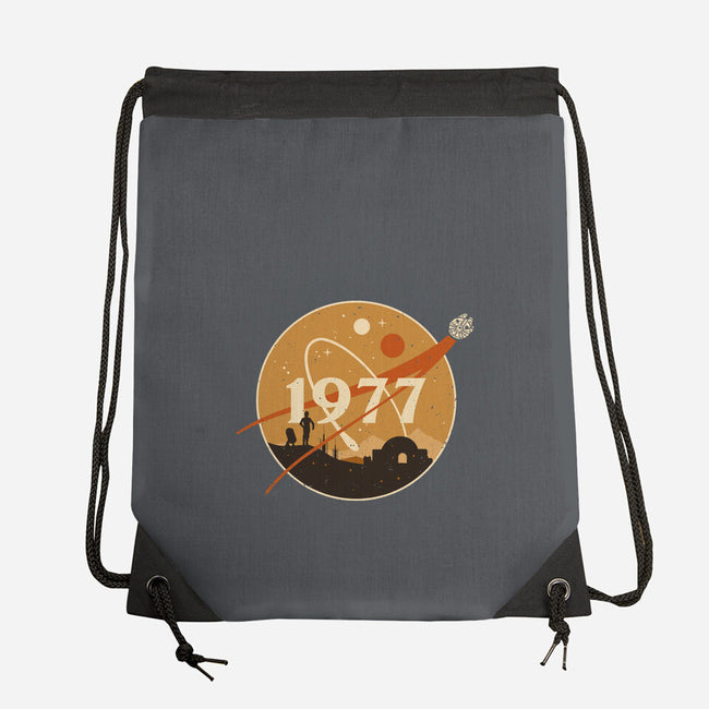 Retro Twin Suns-None-Drawstring-Bag-retrodivision