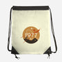 Retro Twin Suns-None-Drawstring-Bag-retrodivision