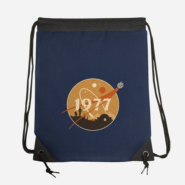 Retro Twin Suns-None-Drawstring-Bag-retrodivision