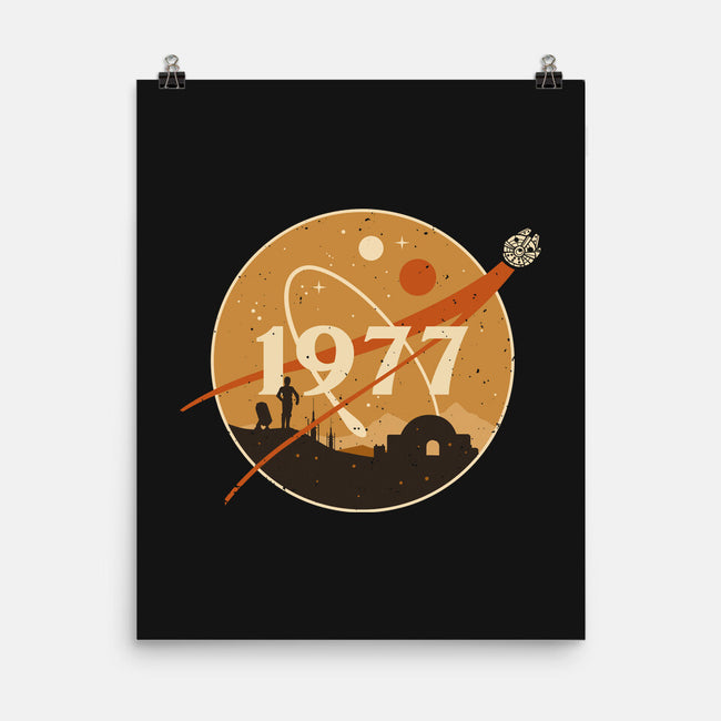 Retro Twin Suns-None-Matte-Poster-retrodivision