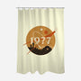 Retro Twin Suns-None-Polyester-Shower Curtain-retrodivision
