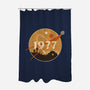 Retro Twin Suns-None-Polyester-Shower Curtain-retrodivision