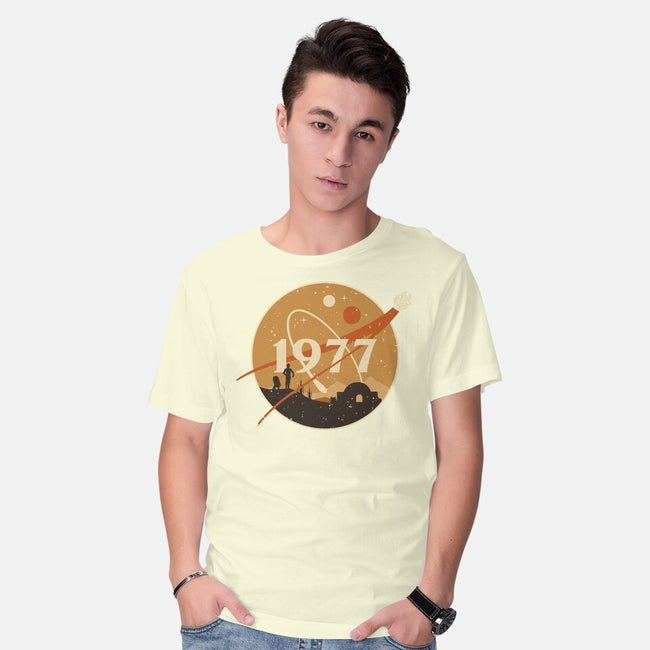 Retro Twin Suns-Mens-Basic-Tee-retrodivision