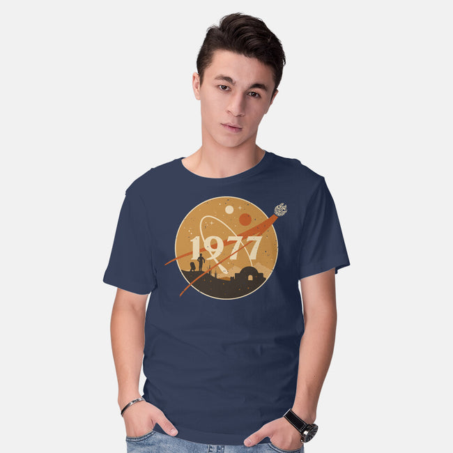 Retro Twin Suns-Mens-Basic-Tee-retrodivision