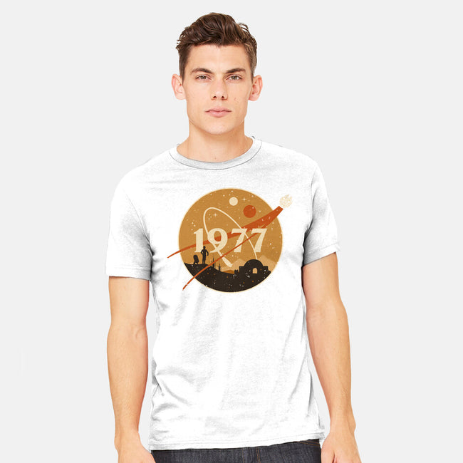 Retro Twin Suns-Mens-Heavyweight-Tee-retrodivision