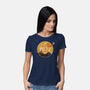Retro Twin Suns-Womens-Basic-Tee-retrodivision