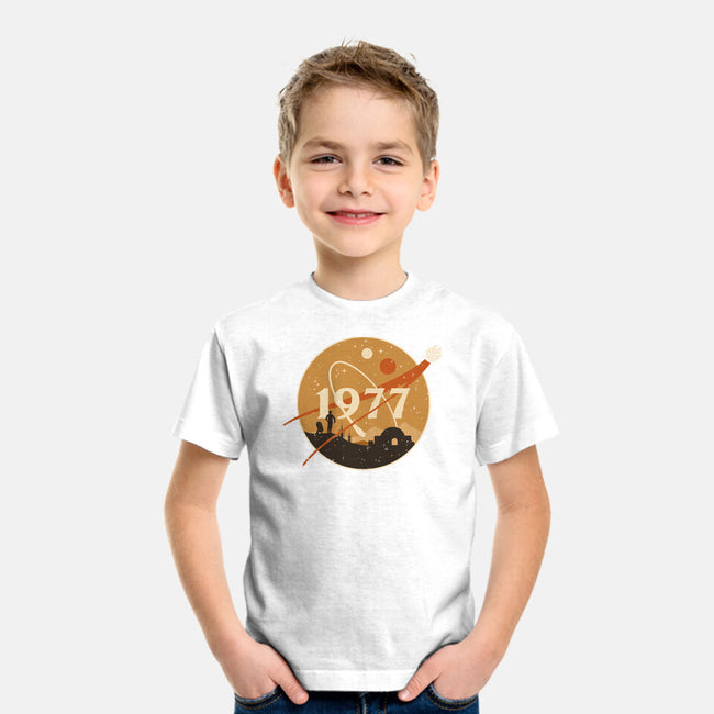 Retro Twin Suns-Youth-Basic-Tee-retrodivision