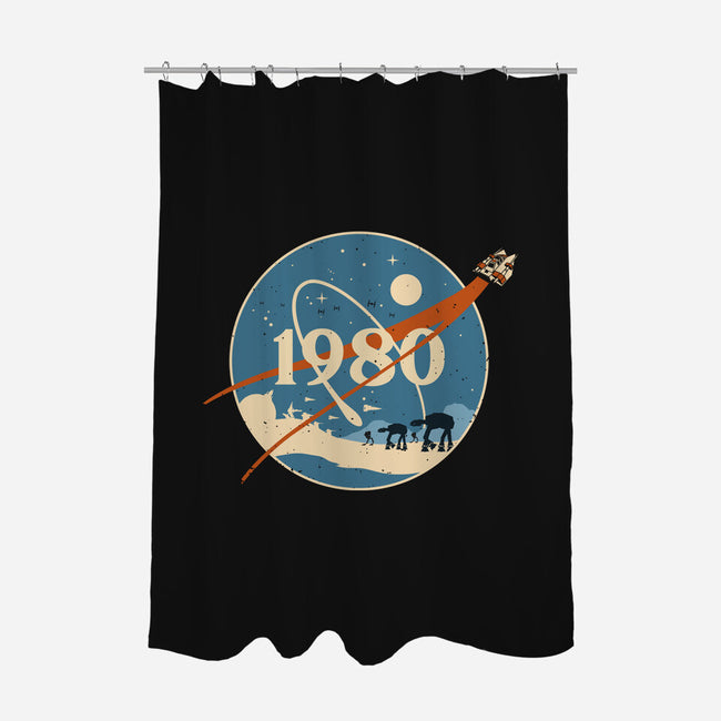 Retro Echo Base-None-Polyester-Shower Curtain-retrodivision
