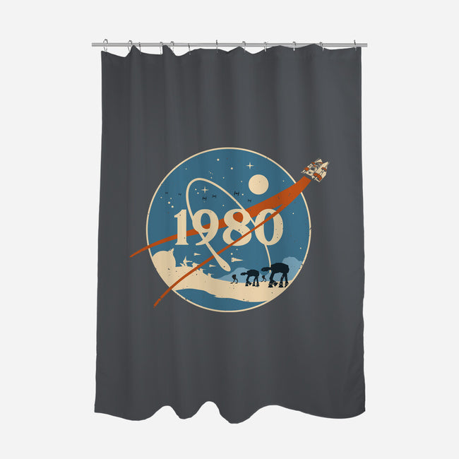Retro Echo Base-None-Polyester-Shower Curtain-retrodivision