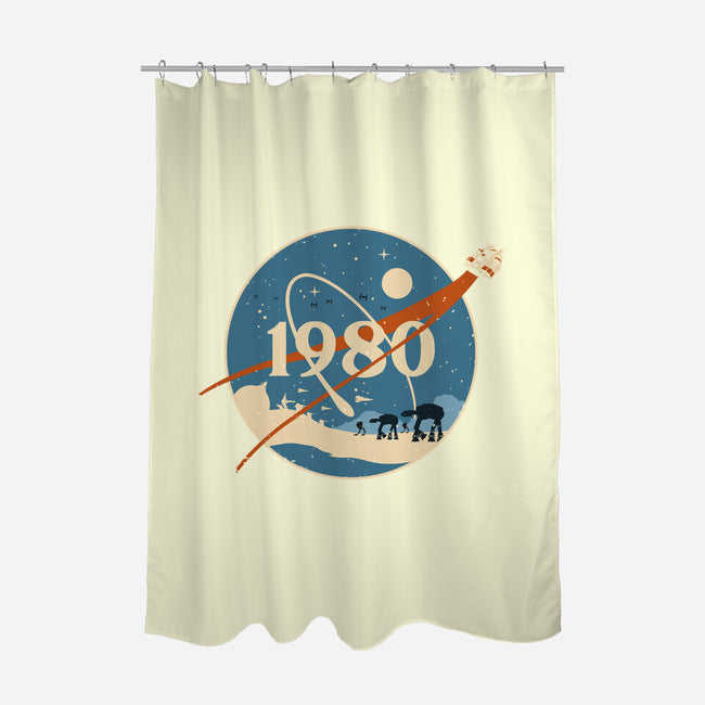 Retro Echo Base-None-Polyester-Shower Curtain-retrodivision