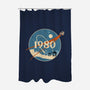 Retro Echo Base-None-Polyester-Shower Curtain-retrodivision