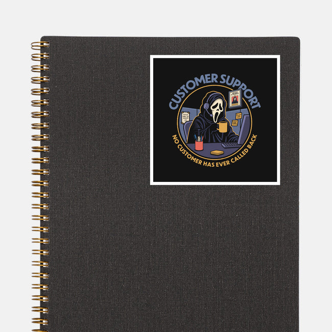 Killer Customer Support-None-Glossy-Sticker-Popnotic