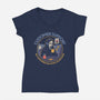 Killer Customer Support-Womens-V-Neck-Tee-Popnotic