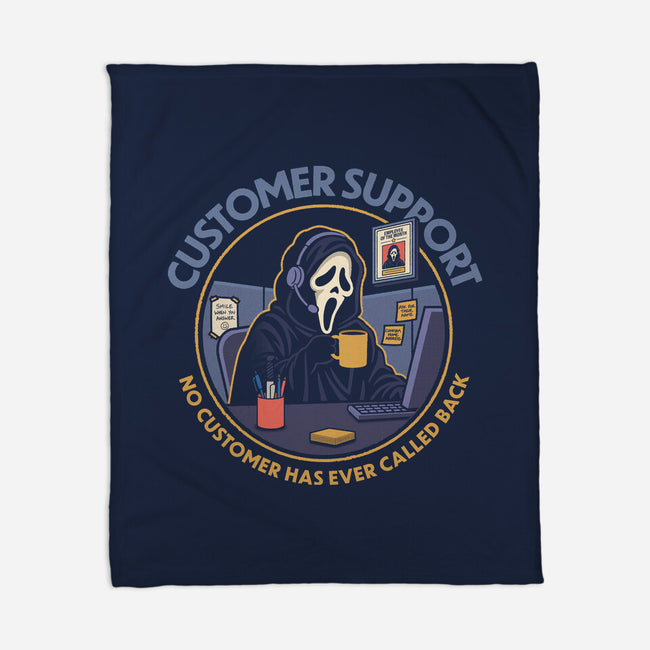 Killer Customer Support-None-Fleece-Blanket-Popnotic