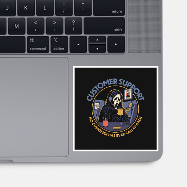 Killer Customer Support-None-Glossy-Sticker-Popnotic