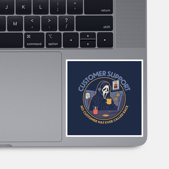 Killer Customer Support-None-Glossy-Sticker-Popnotic