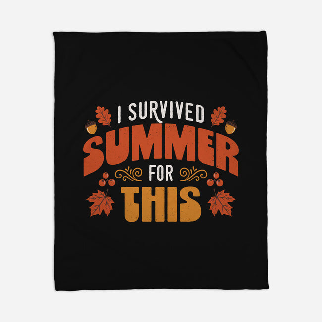 Summer Survivor-None-Fleece-Blanket-Popnotic