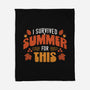 Summer Survivor-None-Fleece-Blanket-Popnotic