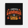 Summer Survivor-None-Stretched-Canvas-Popnotic