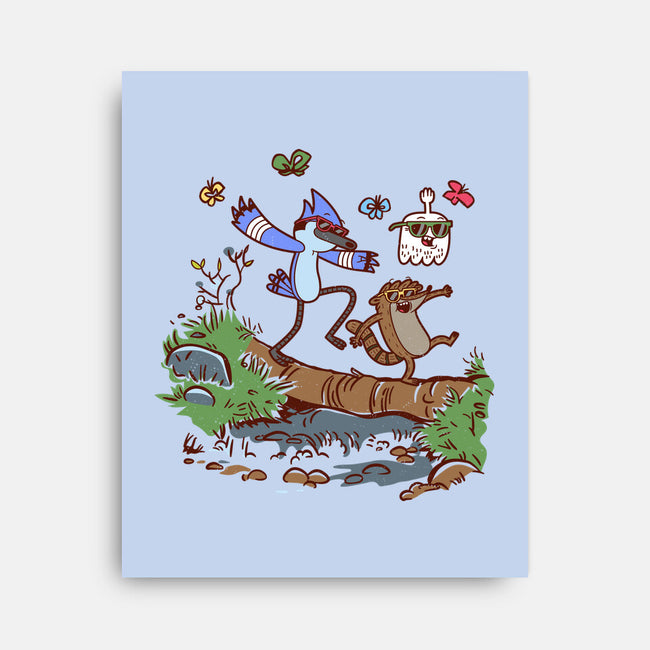 Regular Hikers-None-Stretched-Canvas-Xentee