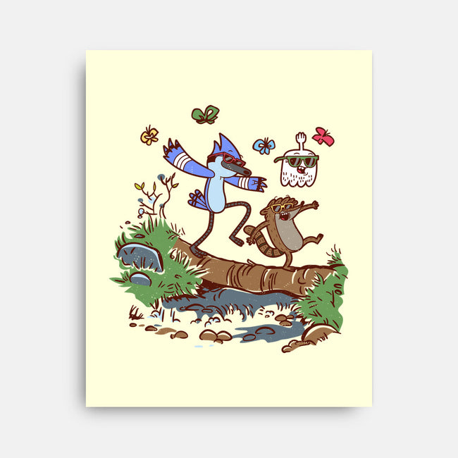 Regular Hikers-None-Stretched-Canvas-Xentee