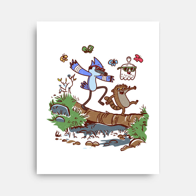 Regular Hikers-None-Stretched-Canvas-Xentee