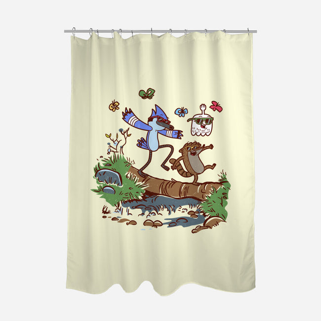 Regular Hikers-None-Polyester-Shower Curtain-Xentee