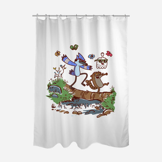Regular Hikers-None-Polyester-Shower Curtain-Xentee