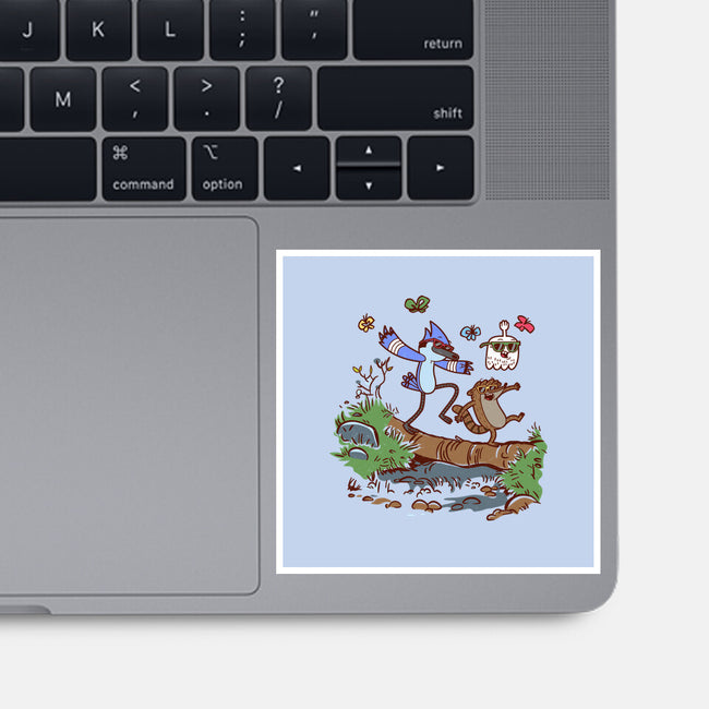 Regular Hikers-None-Glossy-Sticker-Xentee
